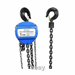 1 Ton 2200Lbs Capacity Manual Hand Engine Lever Block Chain Hoist Pulley Tack