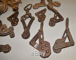 13 wire puller cable fence stretcher Western Electric & more collectible tools