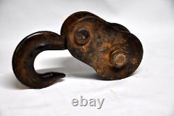 17 SNATCH Block and Tackle Hook Heavy Duty Vintage