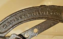 1850s 1860s Era Hawley McClure Cast Iron Advertising Hay Grappler Trolly Tool