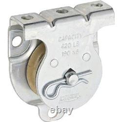 25-Steel Zinc Plated 2.77 Long Ceiling Wall Mount 3/8 Dia Rope Pulley N233247