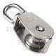 25mm M25 Stainless Steel Single-sheaved Block Rope Pulley Block Traction Wheel
