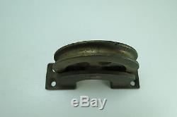3+ Inch Brass Single Deck Pulley Block Boat Ship Bronze Tackle (#174)