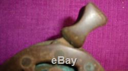 3 THREE! Vtg Cast BRASS Pulley Maritime Nautical Block Tackle Steampunk