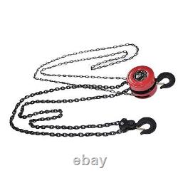 3 Ton Block Tackle Chain Hoist Load Crane Chain Lifting Pulley Sling Tool