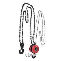 3 Ton Chain Hoist Block and Tackle Load Crane Lifting Pulley Sling Tool AU