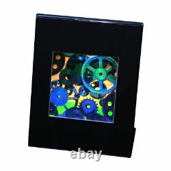 3D GEARS Hologram Picture DESK STAND, Collectible EMBOSSED Type Film