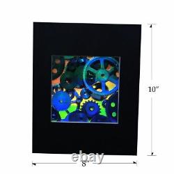 3D GEARS Hologram Picture MATTED, Collectible EMBOSSED Type Film