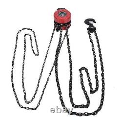 3Ton Block and Tackle Chain Block Hoist Crane Lifting Pulley Tool Winch Chain