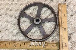4 Old Toy Wagon 2 3/4 Cart Wheels Vintage Carriage Cast Iron spokes 1880's