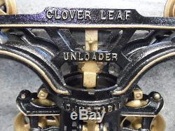 Antique Clover Leaf Adjustable Sure Lock Hay Trolley Unloader Ready To Display