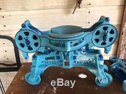 ANTIQUE ORIGINAL RESTORED BOOMER HAY TROLLEY And DROP PULLEY