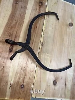 Antique 19th Century Ice Tongs Found In Old Massachusetts Barn