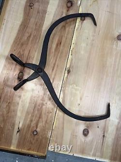 Antique 19th Century Ice Tongs Found In Old Massachusetts Barn