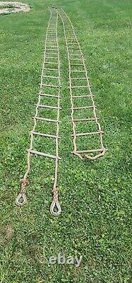 Antique 80' Rope Ladder Nautical Fire Escape