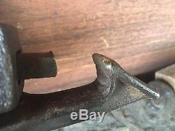 Antique Beatty Bros Hay Trolley Pulley Rod Cable Cast Iron Farm Tool Pat'd 1885