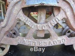 Antique Cast Iron F E Myers Bro Co H-266 Unloader Trolley Pulley withDrop Pulley