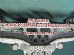 Antique Cast Iron F. E. Myers & Bros. Cross Draft Hay Unloader Trolley Pulley #2