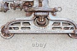 Antique Cast Iron FE MEYERS & Bros Barn Hay Trolley Draft Unloader Pat. 1905 #303