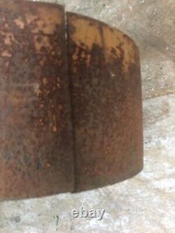 Antique Cast Iron Flat Belt Pulley JT302A 14 In Diameter