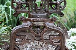 Antique Cast Iron HAYMAKER Unloader Barn Hay Trolley, Pulley Steampunk