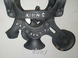 Antique Cast Iron King Hay Trolley