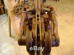 Antique Cast Iron Louden Jewel Hay Trolley Pat 1896 Farm Barn Pulley Carrier