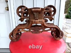 Antique Cast Iron Myers O. K. Unloader Hay Trolley