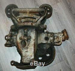 Antique Cast Iron The F. E. Myers & Bro. Co. MY54 Hay Unloader Trolley Pulley