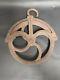 Antique Cast Iron Well Pulley Old Farm Wheel 10 VINTAGE FARMHOUSE METAL