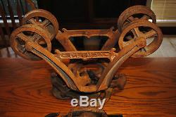 Antique Climax Barn Trolley and Pulley
