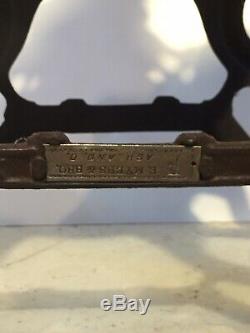 Antique F E Meyers and Brothers Bros Hay Trolley cast iron architectural farm