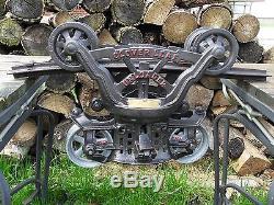 Antique F E Myers And Bros Cloverleaf Unloader Hay Trolley Lighting Decor