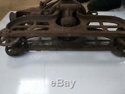 Antique F. E. Myers & Bro. Ashland SURE GRIP Hay Trolley And Unloader Attachment
