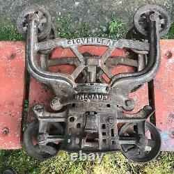 Antique F. E. Myers & Bro. Cloverleaf Hay Trolley Unloader Pulley- Nice