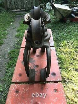 Antique F. E. Myers & Bro. Cloverleaf Hay Trolley Unloader Pulley- Nice