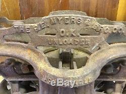 Antique F. E. Myers & Bro O. K Unloader Hay Trolley Ashland Ohio 1880s W Extras