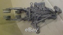 Antique F. E. Myers Cast Iron Sure Grip Hay Trolley Unloader Barn Pulley Carrier