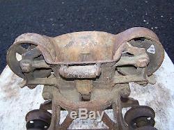 Antique F. E. Myers Unloader Cast Iron Unloader Carrier Hay Trolley Farm Tool