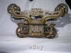 Antique F. E. Myers Unloader Original Barn Hay Trolley Rustic Decor Farm Tool