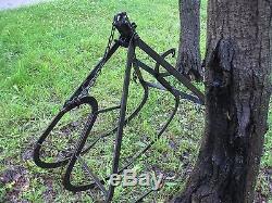 Antique Grappling Hay Hook 3 Tine Hay Claw Myers Ashland Ohio # 555 40 Tall