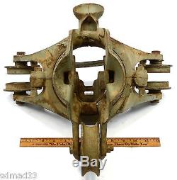 Antique HAY TROLLEY Beam Carrier BARN PULLEY Very Rare! UNICO CARRIER 28 Huge