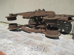 Antique HAY TROLLEY-Cast Iron barn pulley SALE $100.00 OFF