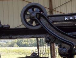 Antique Harvester Hay Trolley Hunt Helm Ferris Co. Harvard Illinois 1885