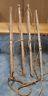 Antique Hay Trolley Large Straw Lifts Wood Rope Cast Iron Farm Barn Tool