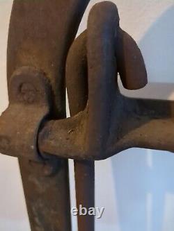 Antique Louden Machinery Co. Hay Harpoon Lift Spear Fork Tongs