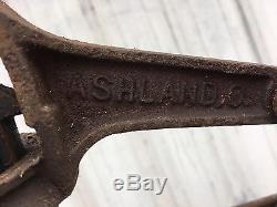 Antique Myers Hay Claw Grapple Hook 3 Tine Farm Barn Tool