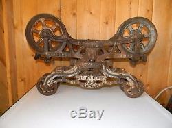 Antique Myers O K Hay Trolley Carrier Barn Rustic Decor