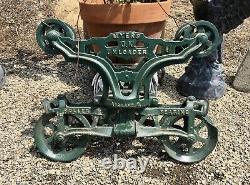 Antique Myers Unloader Barn Hay Trolley