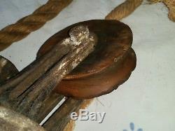 Antique NEY Hay Trolley-Carrier Industrial Pulley Vintage Steampunk 1887